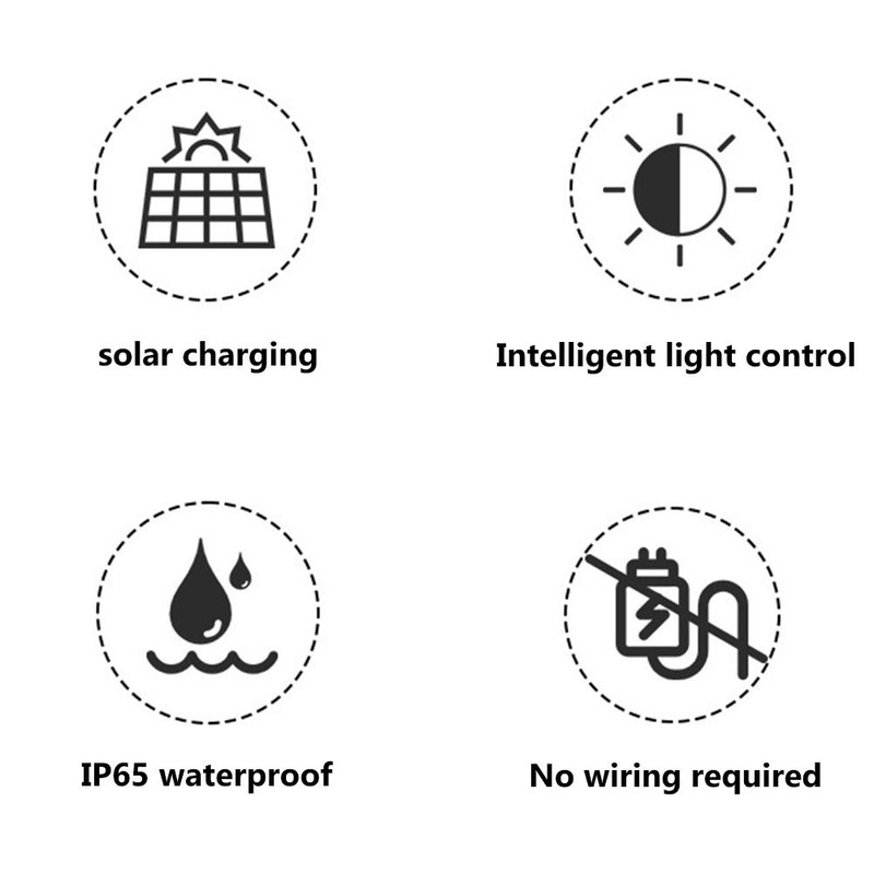 2 Pack Solar Powered LED Pendant Lights Firefly Lights Outdoor