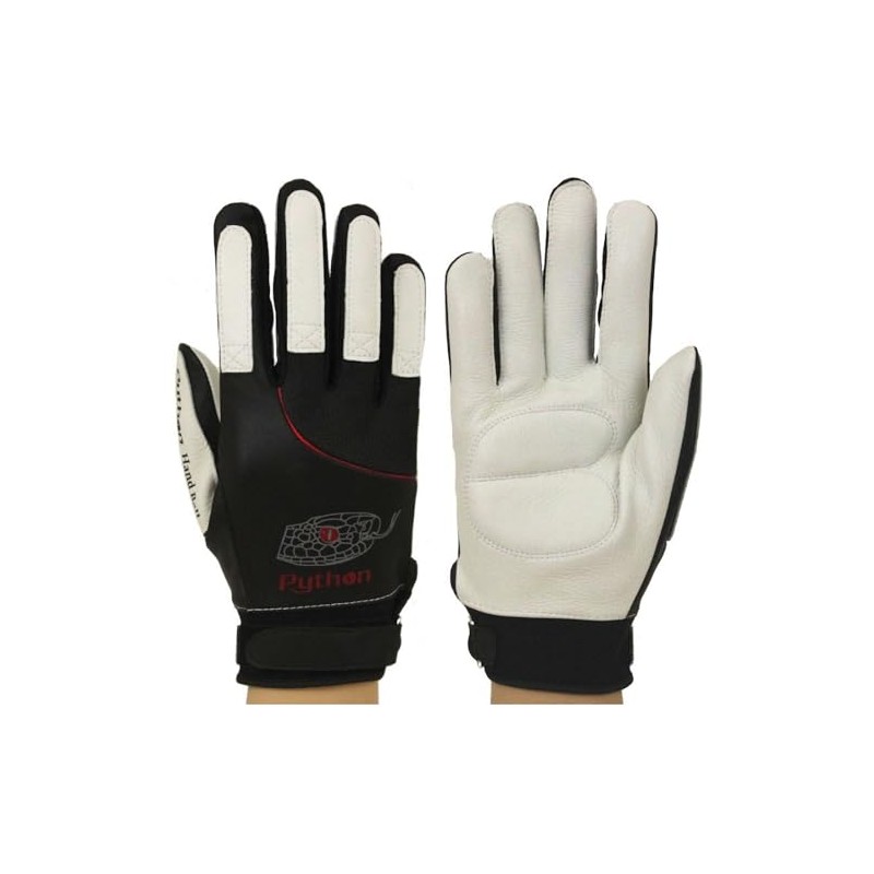 Python Deluxe Handball Glove (Pair) (Padded) (w/Strap) (XL)