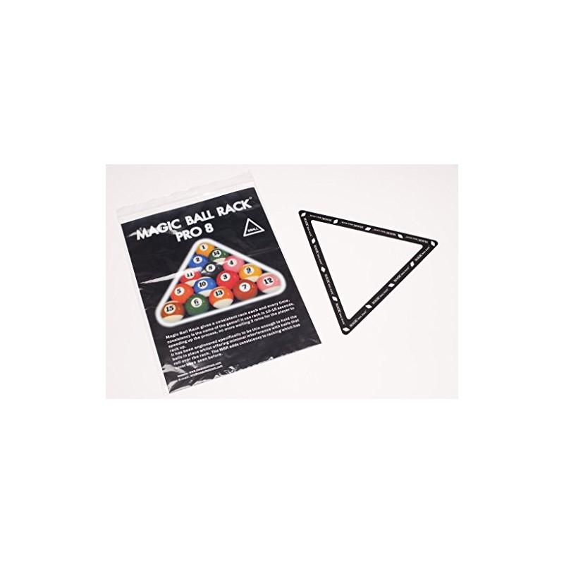 Magic Ball Rack Pro 8 Pool Billiard Triangle Construction Template