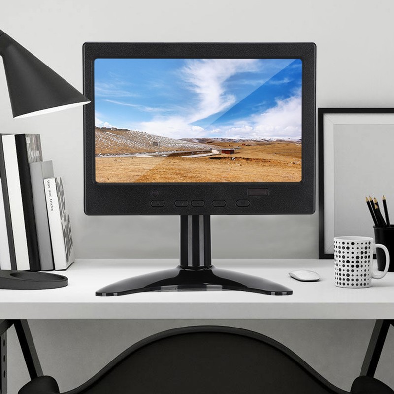 7in 1024x600 Resolution 16:9 Multifunction Display Monitor for HDMI /