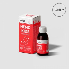 Dr. Line Hemo Kids Baby Iron Supplement Children Kids Infant First Birthday Nutrition Supplement 2 Months Strawberry Flavor / 닥터라인 헤모키즈 아기철분제 어린이 키즈 유아 돌 영양제 2개월분 딸기맛