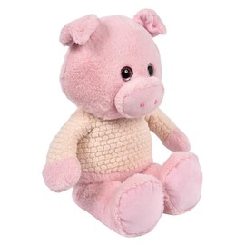 Forest & Twelfth 18" Pig Stuffed Animal with T-Shirt Long Leg Pig Plush Toys, Cuddly Toys for Kids, Clothed Stuffed Animals for Girls & Boys, Ideal as Bedtime Buddies, Birthday, All-Occasion Gifts