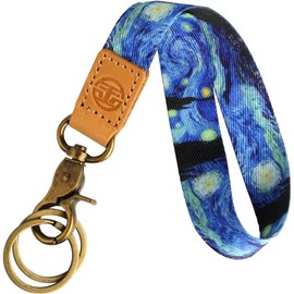 Lindo cordón de muñeca para llaves, llavero, portafolios, soporte de identificación, teléfono celular, cordón de pulsera, llavero