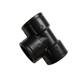 PP Thread Fitting T-Piece Hose Connector PN10 Fittings 1 x 1 x 1 Inch Internal Thread Pack of 4