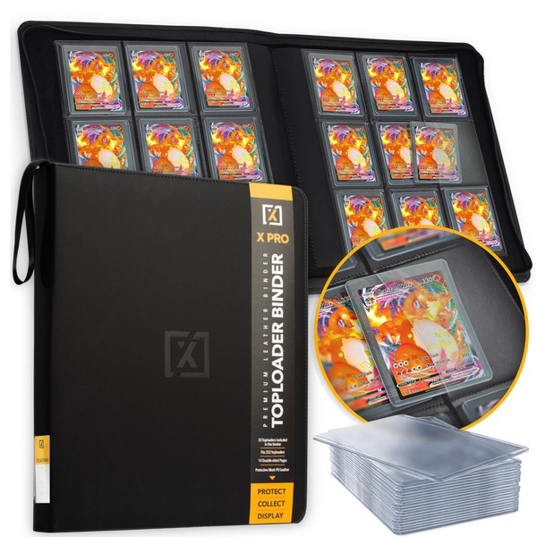 HOMEXPRO X PRO Toploader Binder | Holds 252 Toploaders |