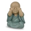 Zen'Light Statue Buddha Vue in Mythical Position - See Nothing