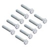 sourcing map Hex Head Screw Bolts Carbon Steel 1/4"-20x1-1/2" Fastener