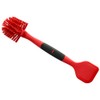 Norpro 1088R Cepillo de fregar/raspador, rojo, 13 pulgadas