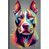 Colorful Pitbull Notebook: A 120-Page Vibrant Journal for Dog Lovers