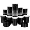 DAILYLIFE 12oz Disposable Coffee Cups with Lids - 100 Pack