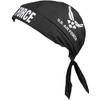 Air Force Du Rag Black Skull Cap Made in the