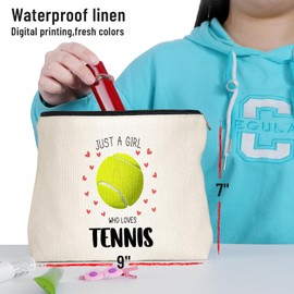 Jumkook Tennis Pouch Bag Inspirational for Women Men Funny Canvas Cosmetic Bag for Girls,Friendship Birthday for Her Female Friend Makeup Bags Christmas Graduation for Woman