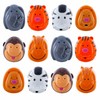 BestPysanky Set of 12 Animals Plastic Easter Eggs- Tiger, Zebra,