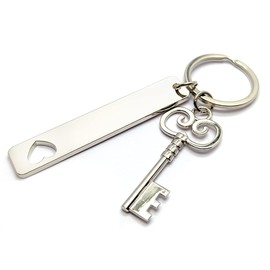 Calendars & More, Inc. Large Key Charm and Bar Key Ring - Housewarming Gift for New Homeowner House Keyring Moving in Key Chain New Home Owners Jewelry from Real Estate Agent (1)