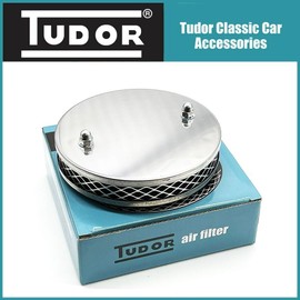 Tudor Classic Car Pancake Stainless Steel air filter for SU 1½ Inch Carburettors H4, HS4 and HIF4