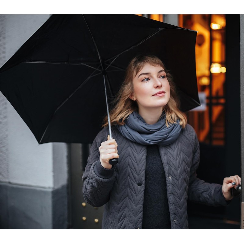 ISO TRADE 3406 Pocket Umbrella Open-Close 110 cm Mini Windproof
