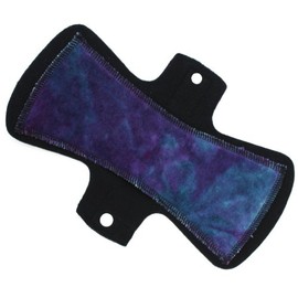 Domino Pads Pantiliner in Hand Dyed Organic Bamboo (Midnight Tulip)