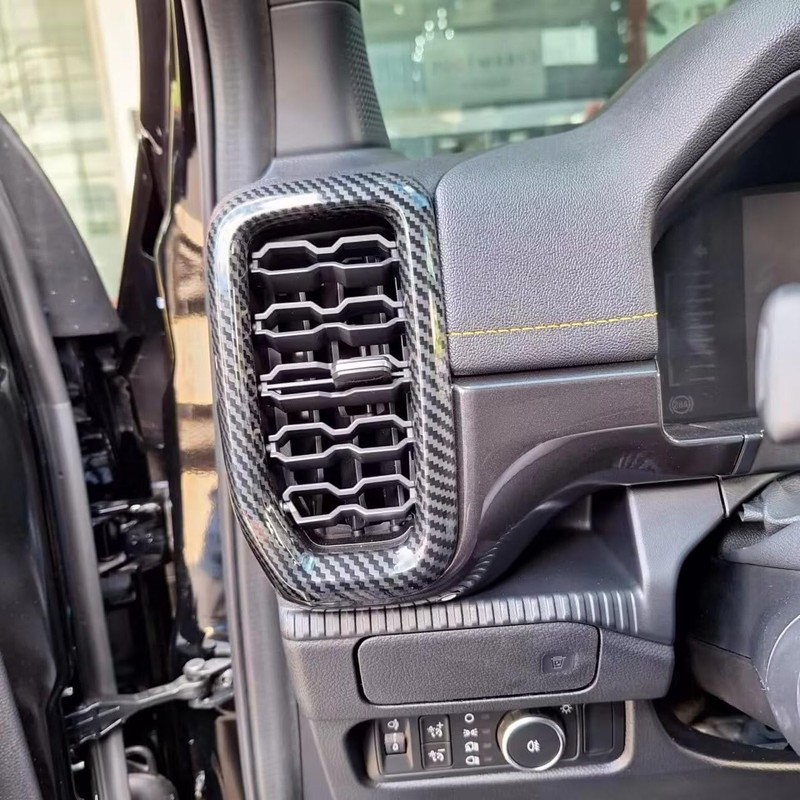 Korlot Carbon Fiber Style Center Console Navigation Panel Dashboard Air