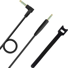 QC35/QC25 Replacement Cord 2.5mm to 3.5mm Cable with Reusable Cable Tie, Headphone Audio AUX Wire Compatible with Bose QuietComfort 35 II, QC45/QC35/QC25, NC700/OE2/SoundLink/SoundTrue Headphones
