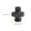 PATIKIL Microphone Stand Adapter, M8 Male to 3/8 Male Thread
