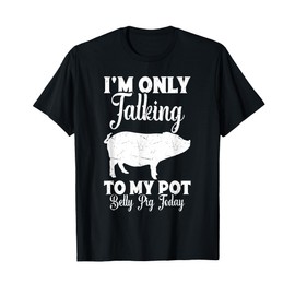 Pot Belly Pig Lover Supplies Harness Toys Pot Belly Pig Mom T-Shirt