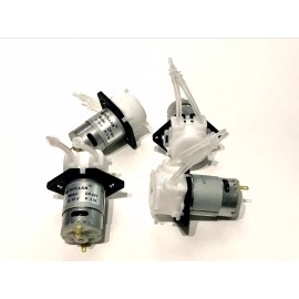 INTLLAB 4pcs/Pack 12V DC DIY Peristaltic Liquid Pump Dosing Pump for Aquarium...