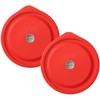 Replacement Lids for Pyrex 7402-PC 7 Cup, Silicone Round Storage