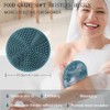 Innerneed Cepillo Ducha Silicona Suave Grado Alimenticio Cuerpo Limpiador Piel