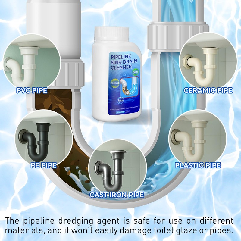 Pipeline Dredging Agent Sink Drain Cleaner - Powerful Quick Cleaning