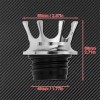 HDBUBALUS VENTED King Crown Gas Cap Fuel Tank Right-hand Thread
