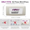 FLLIK EZ Pass Holder for Windshield, Transponder Holder for Car,