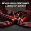 CDPMWVC 13 AWG Speaker Cable 6ft 2-Pack, OFC Banana Plug