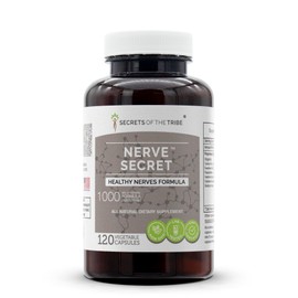 Secrets of the Tribe - Nerve Secret, Healthy Nerves Formula, Herbal Supplement Blend (120 Capsules)