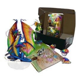 Strange Wonders in Fairyland Complete Collection 5e One-Shot DND Adventure Book with Skinny Mini Fey Dragon XL, Wonderland Battle Maps 5E Books & D&D