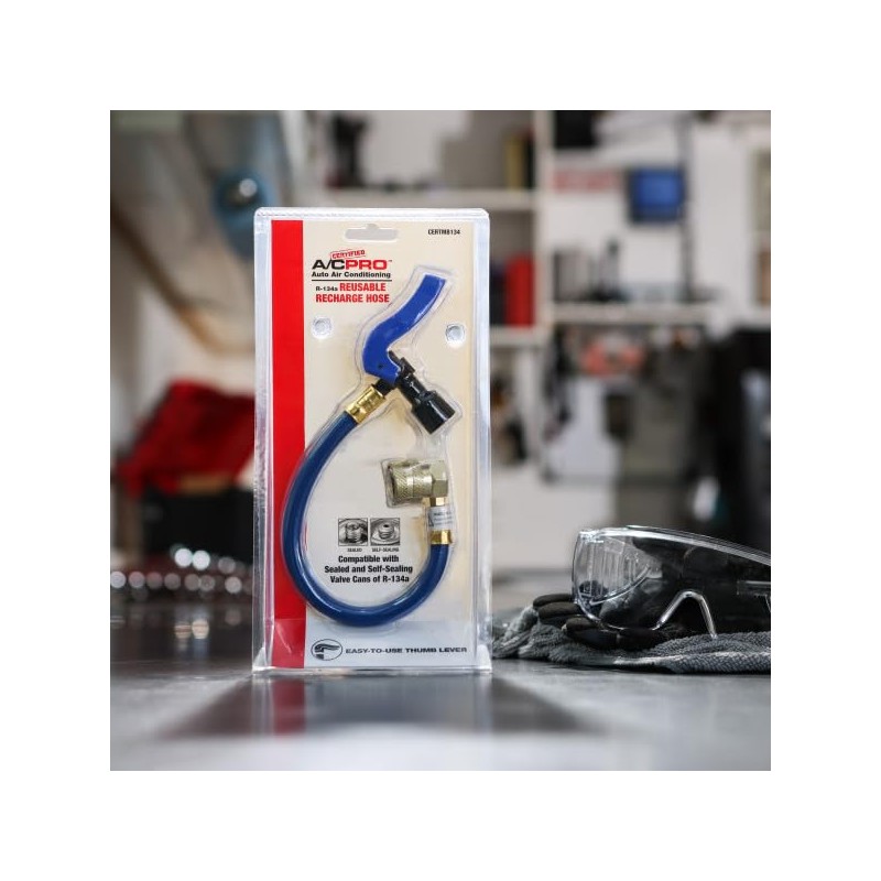 InterDynamics Certified AC Pro Car Air Conditioner R134A Refrigerant, AC