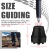 supregear 4-Pack Replacement Rubber Tips for Trekking Poles and Walking