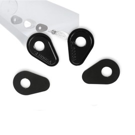 Front or Rear Stalk Indicators Aluminum Turn Signals Adapter Spacers Compatible with MT01 MT10 MT25 FZ07 FZ09 XSR700/900 Tracer 900 YZF R1 R3 R6 R7 R9 R15 T-MAX 530 (Black)