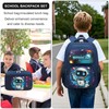 DSIUE Kids Backpack for Boys, Robot Boys Backpack for Kids