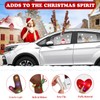 Christmas Reindeer Antlers for Cars with LED Lights Christmas Window