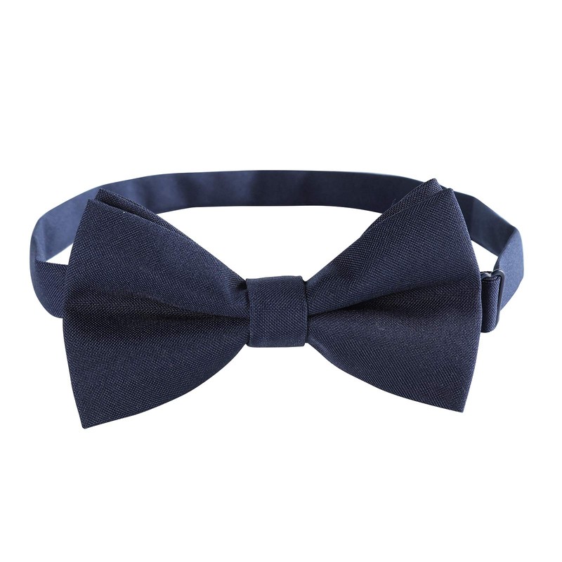 WELROG Classic Tied Bow Tie Kids & Men'Formal Solid Tuxedo