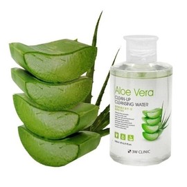 3W Cleanup Aloe Vera Cleansing Water 500ml Cleansing Cleansing Water Cleansing Water Cleansing Cleansing Cleanser / 3W 크린업 알로에 베라 클렌징 워터 500ml 클랜징 클렌징워터클랜징워터크랜징크렌징클렌져