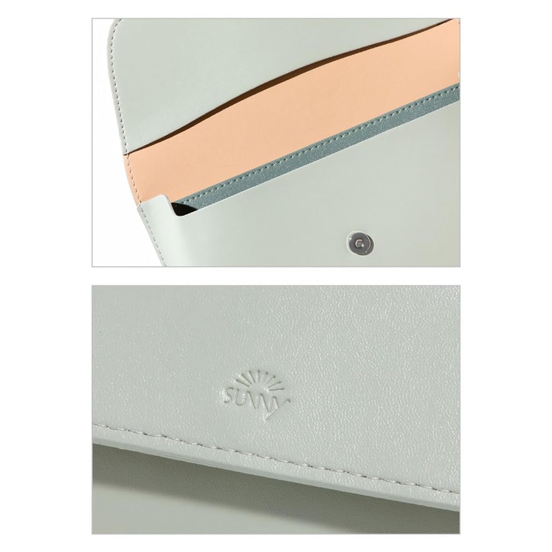 Iroha Publishing SUNNY FLAT PEN POUCH LSPL-04 Misty Green Pencil