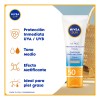 Protector Solar Facial NIVEA SUN Control Brillo Tono Medio, Cobertura