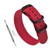 Nylon Watch Band Replacement Thick 3 Rings (18mm, 19mm, 20mm,