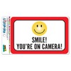 Smile You're On Camera MAG-NEATO'S(TM) Vinyl Magnet Sign
