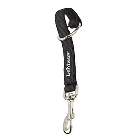LeMieux Hook & Loop Strap - Black - Tough Nylon with Solid Metal Fittings - One Size