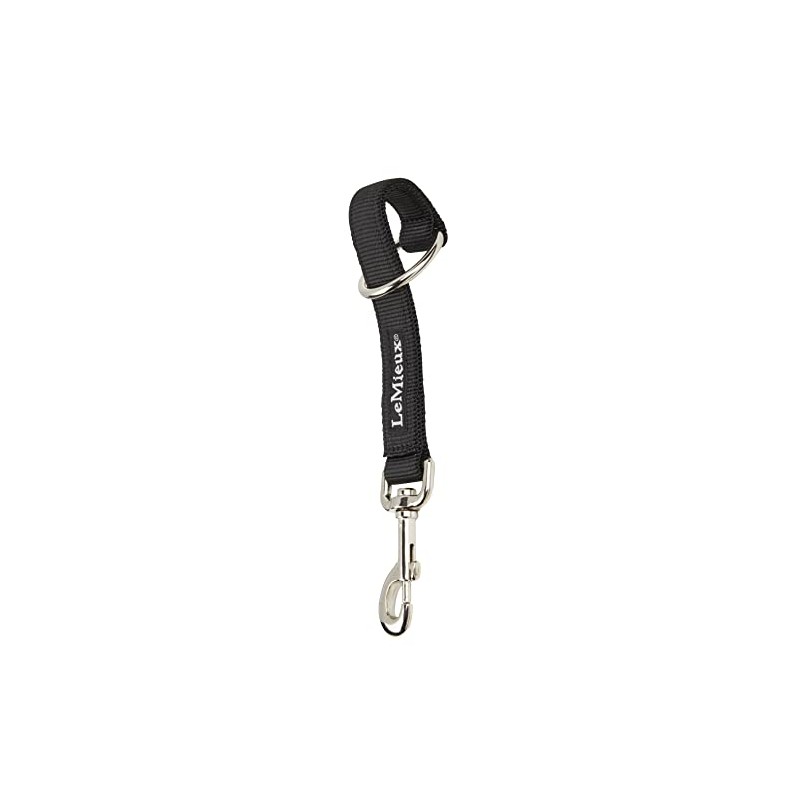 LeMieux Hook & Loop Strap - Black - Tough Nylon