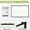 36" x 24" Magnetic Dry Erase Calendar Whiteboard, 4 Month