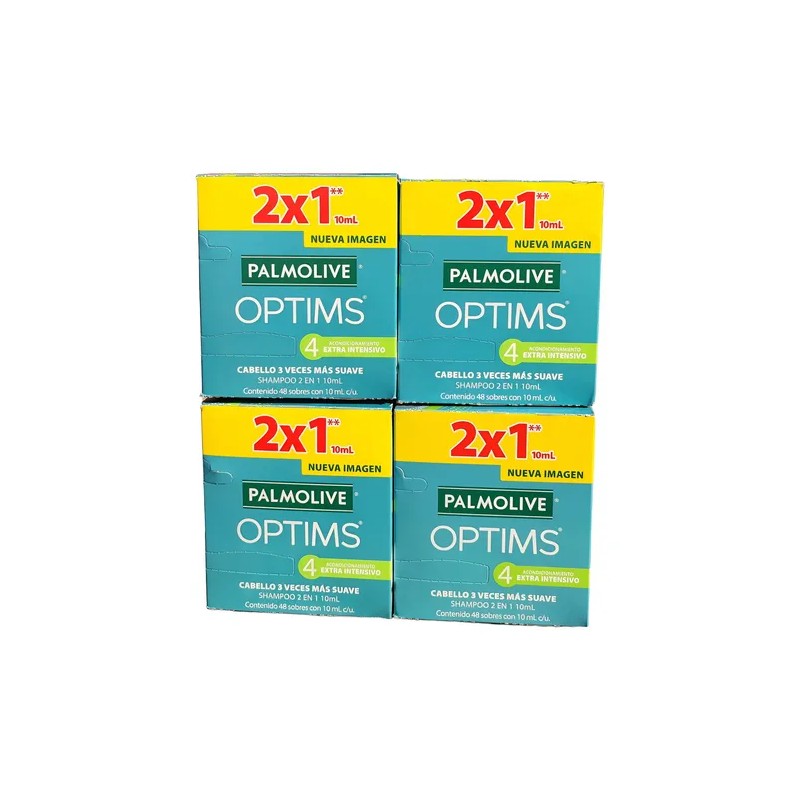 Shampoo Hotelero 1000 Piezas 10ml. Palmolive Optims