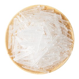 Viktairy Menthol Crystals Bulk 1lb, 100% Pure Organic Mint Crystals | Great for Making Shower Steamers, Creams and Soaps